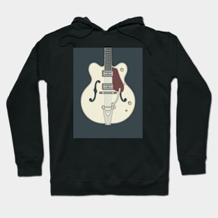 Rock Hollow Body Guitar Hoodie